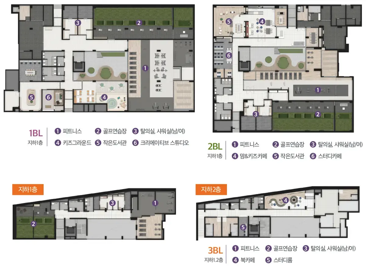 입주민 편의시설 설계도면